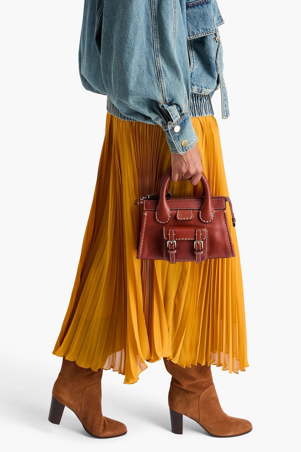 CHLOÉ Edith leather tote