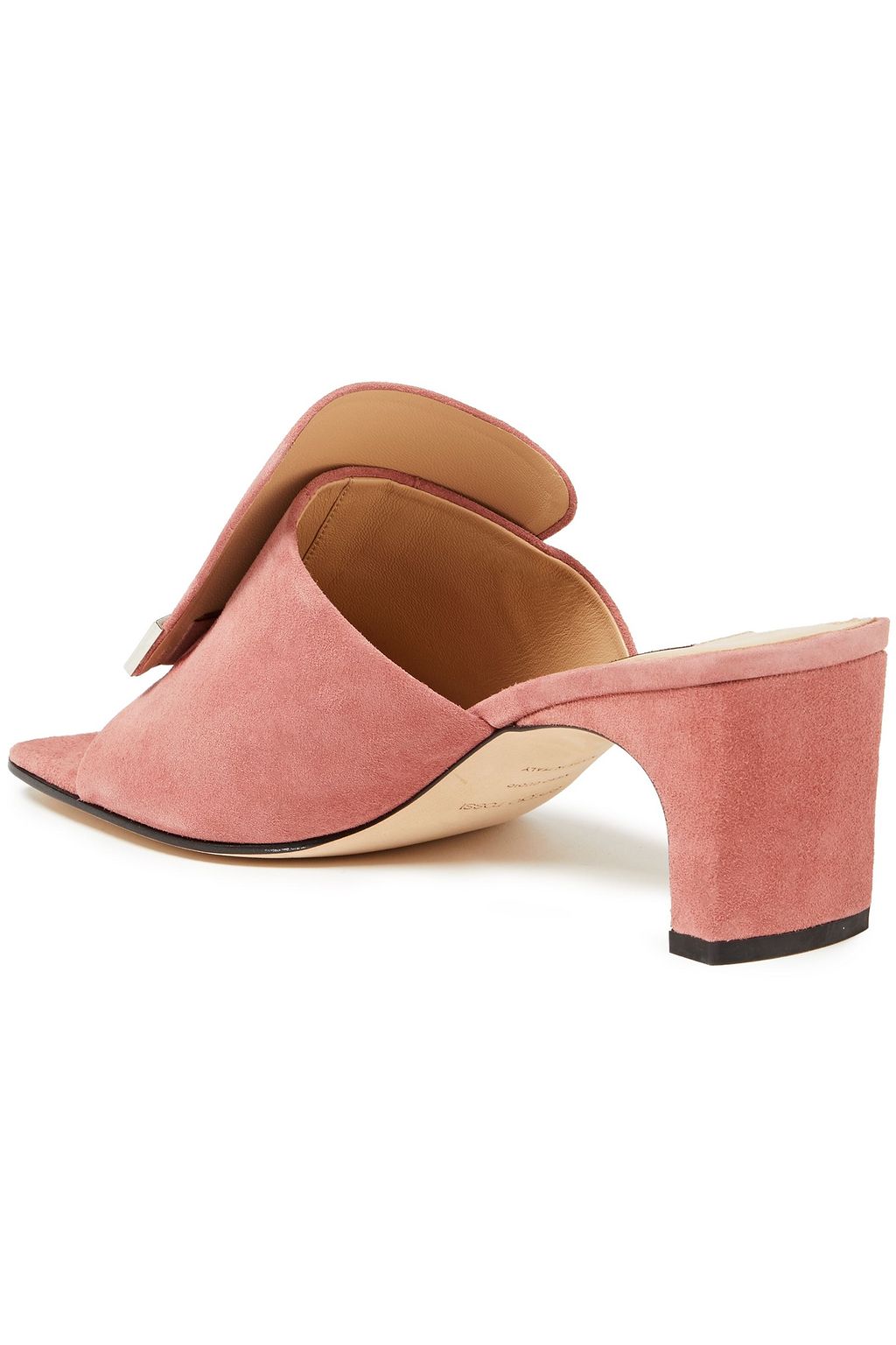 SERGIO ROSSI sr1 embellished suede mules