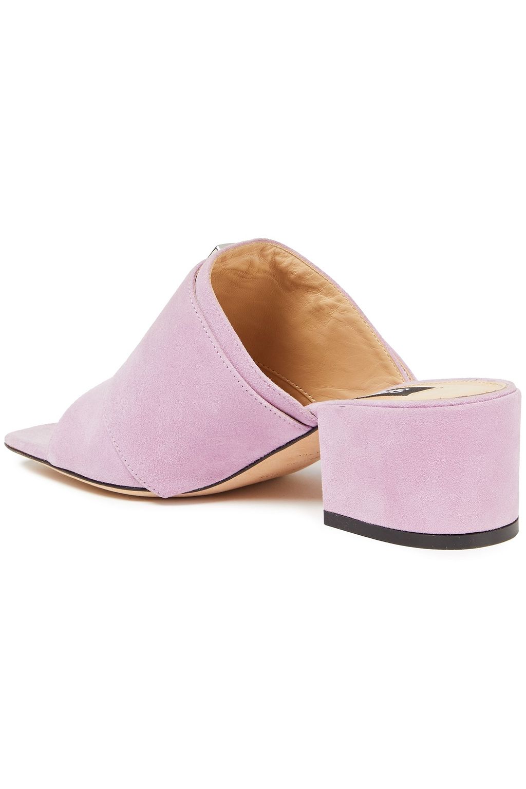 SERGIO ROSSI Mules aus Veloursleder mit Schnalle