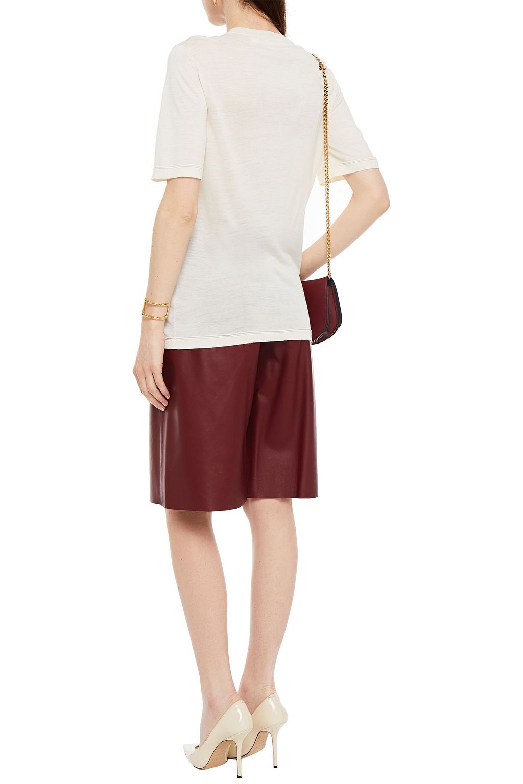 VICTORIA BECKHAM Silk-jersey top