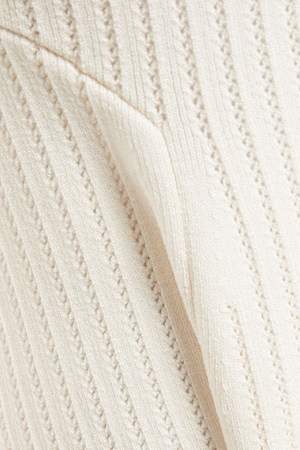 VICTORIA BECKHAM Pointelle-knit dress
