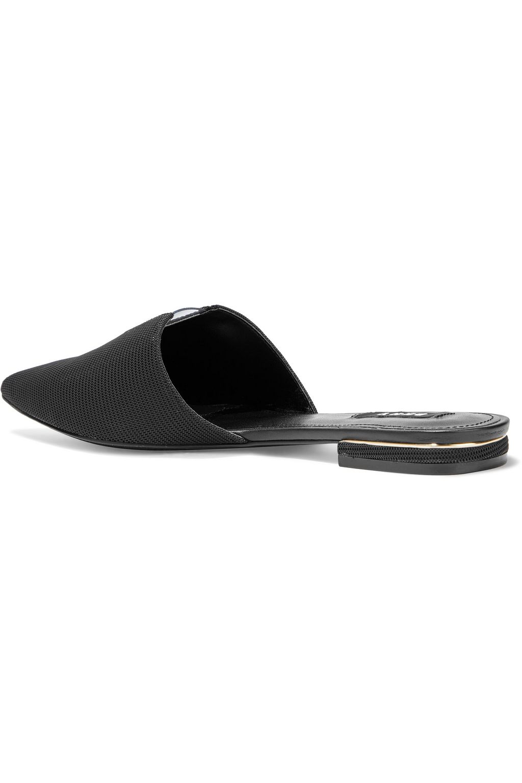 DKNY Ali PVC-trimmed mesh slippers