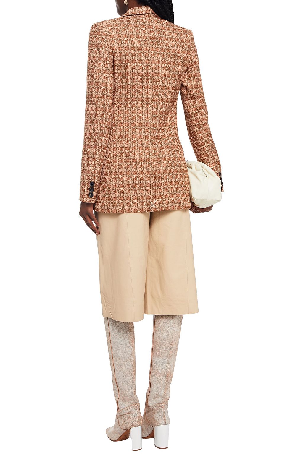 VICTORIA BECKHAM Cotton-blend jacquard blazer