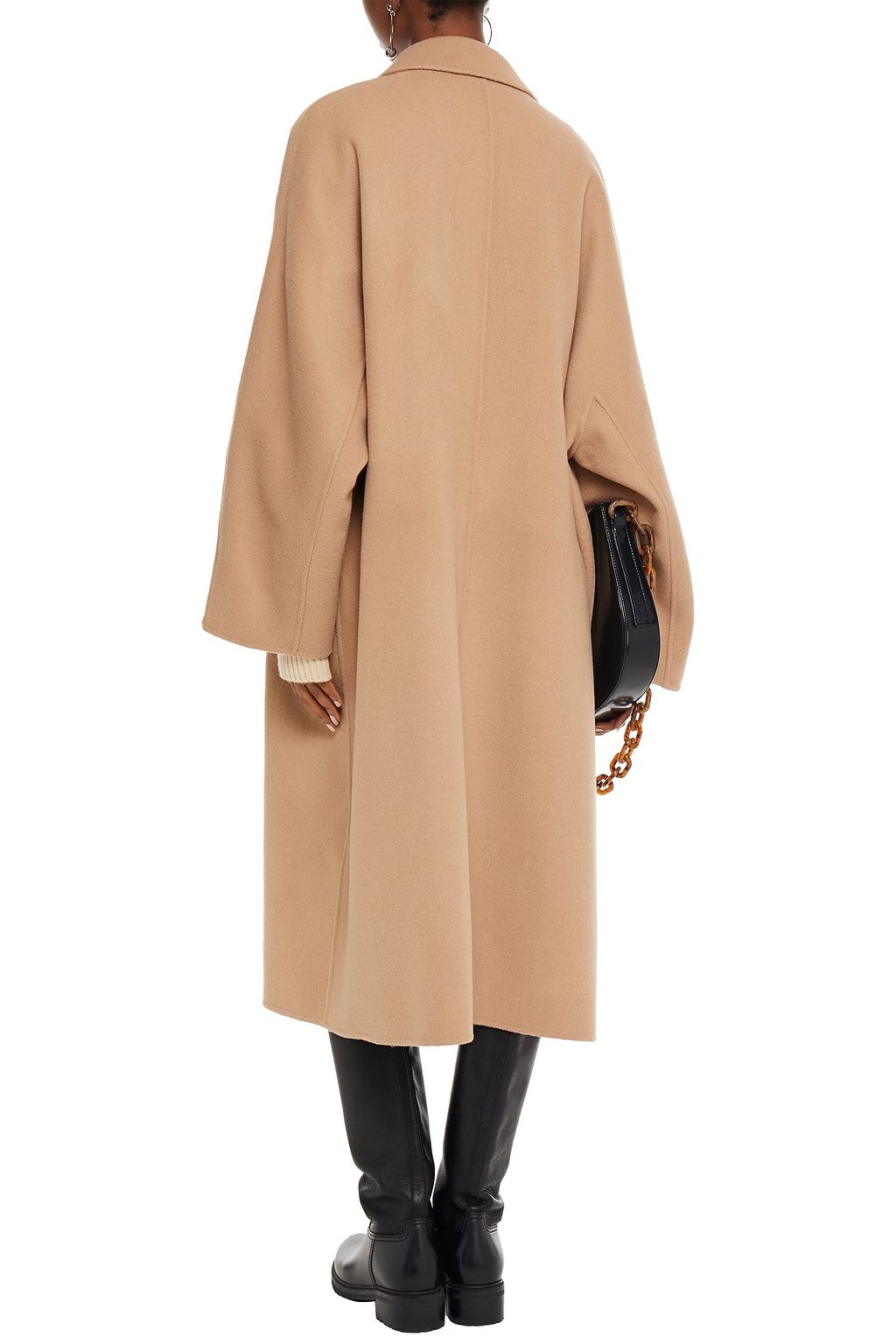 STAND STUDIO Mikaela oversized double-breasted wool-blend felt coat