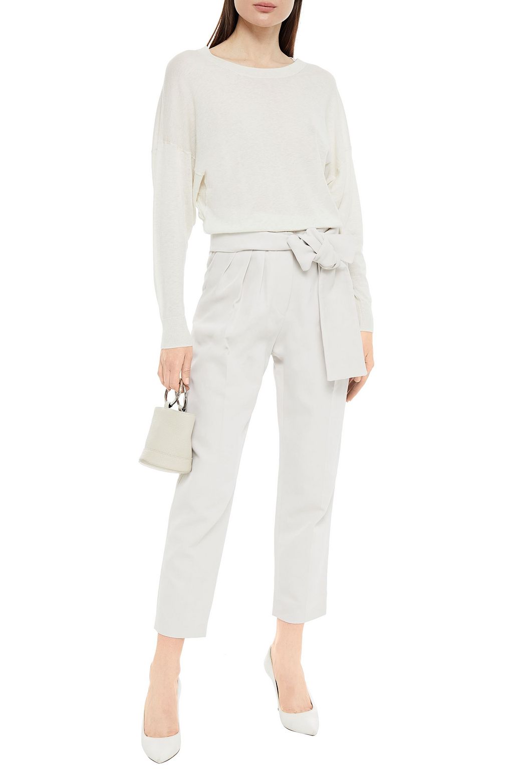 IRO Cotton and silk-blend sweater