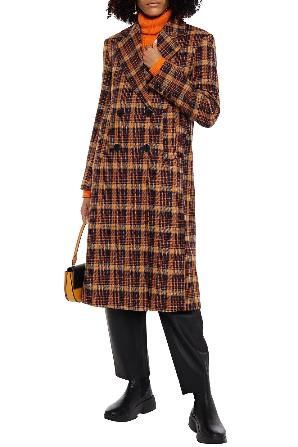 REMAIN BIRGER CHRISTENSEN DEBBIE DOUBLE-BREASTED COTTON-BLEND COAT