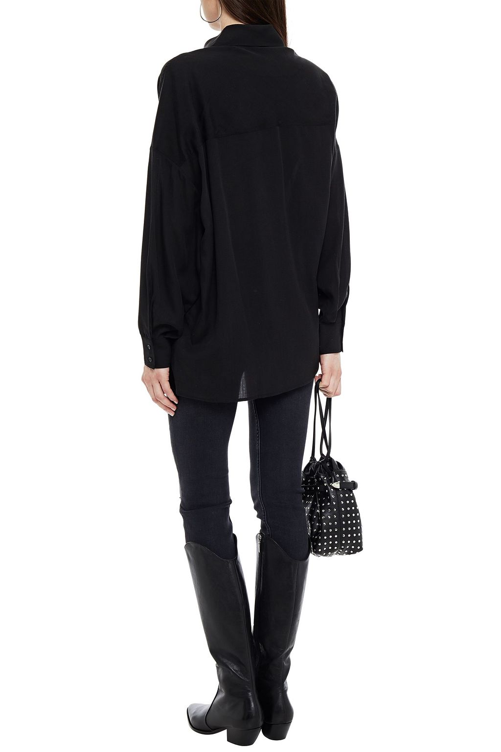 IRO Westin Lyocell-jacquard shirt