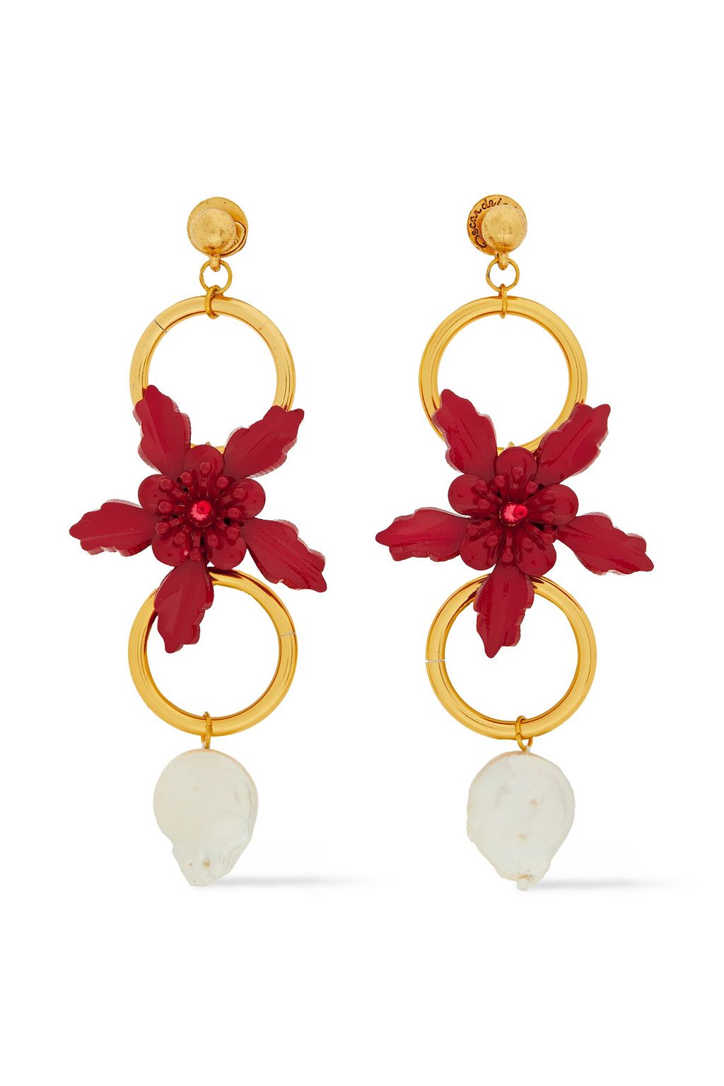 oscar de la renta earrings sale