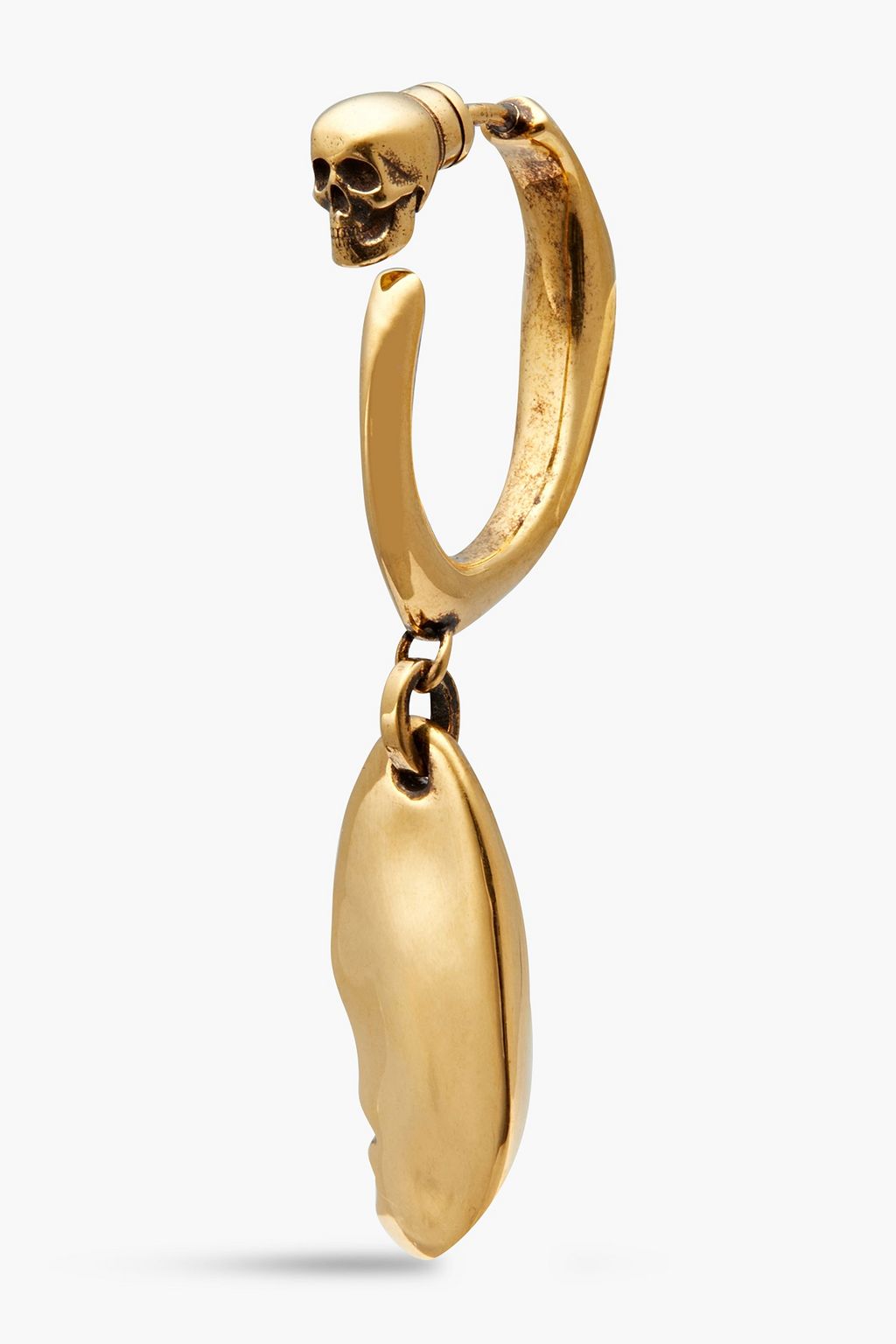 Gold Gold-tone earrings | ALEXANDER MCQUEEN | THE OUTNET