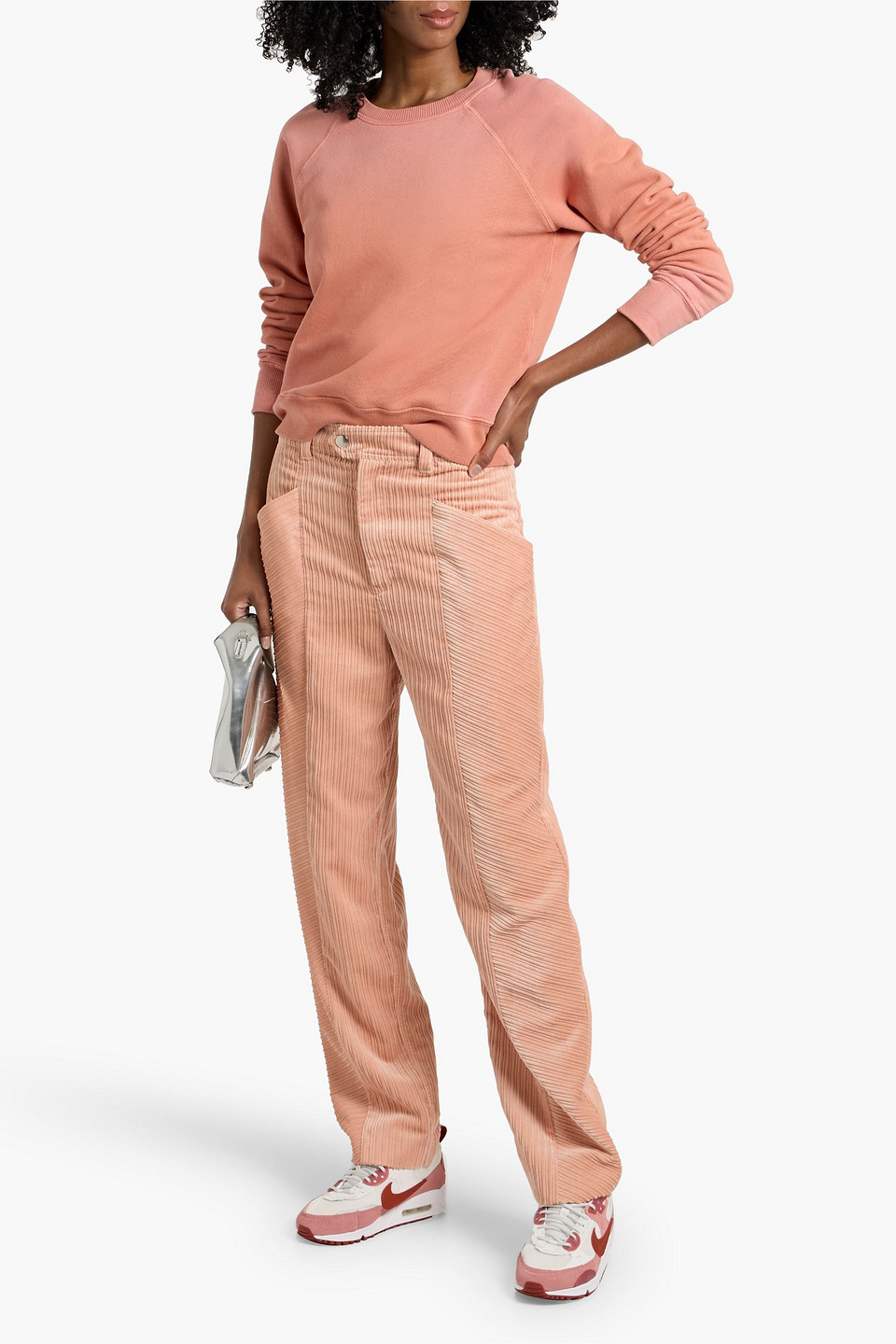 Isabel Marant Menie Corduroy Straight-leg Pants