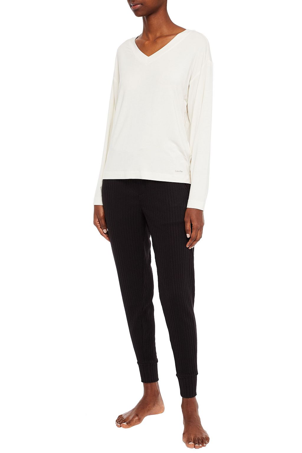 CALVIN KLEIN Stretch-modal pajama top