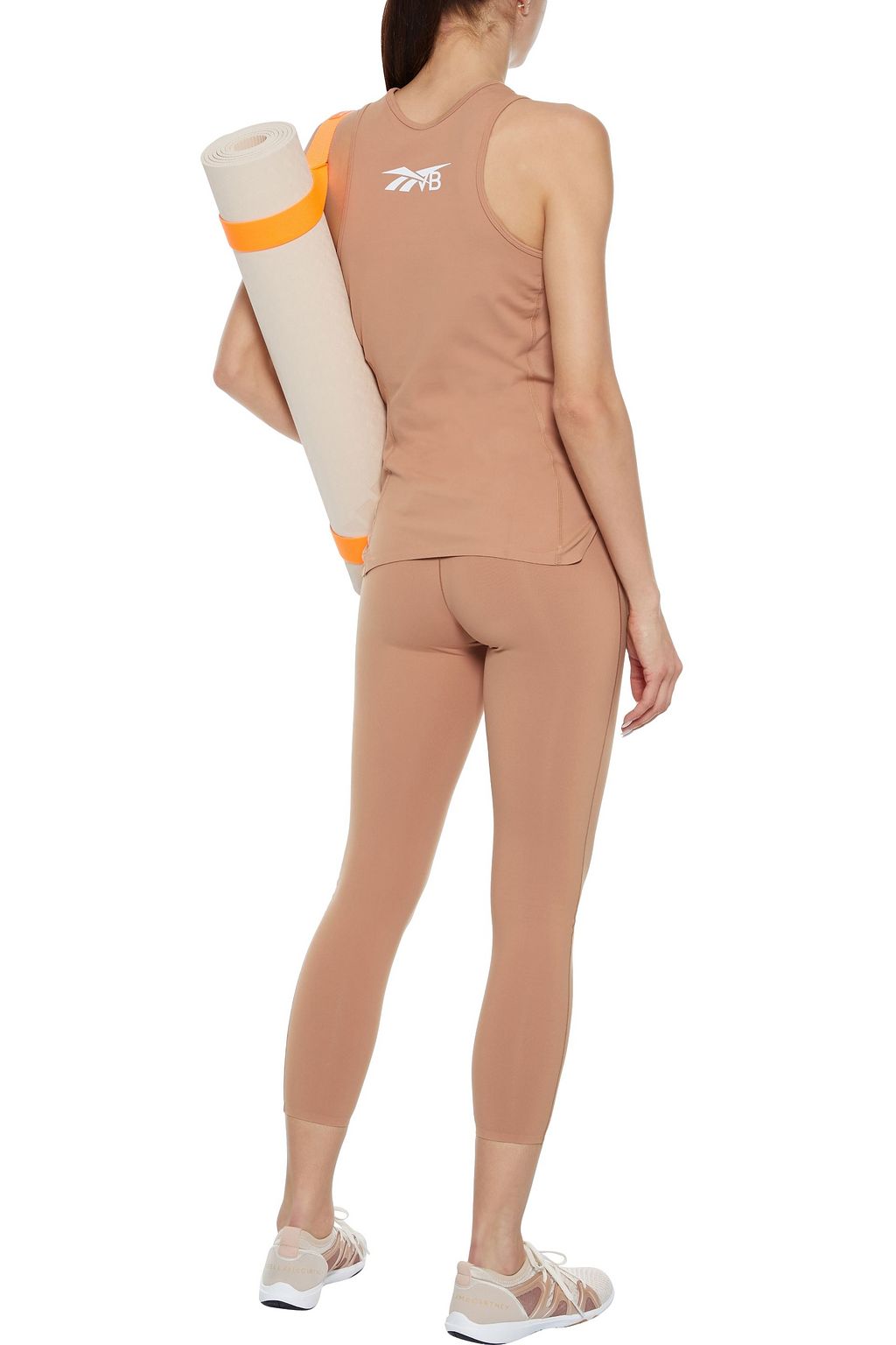 REEBOK X VICTORIA BECKHAM Logo-appliquéd stretch leggings