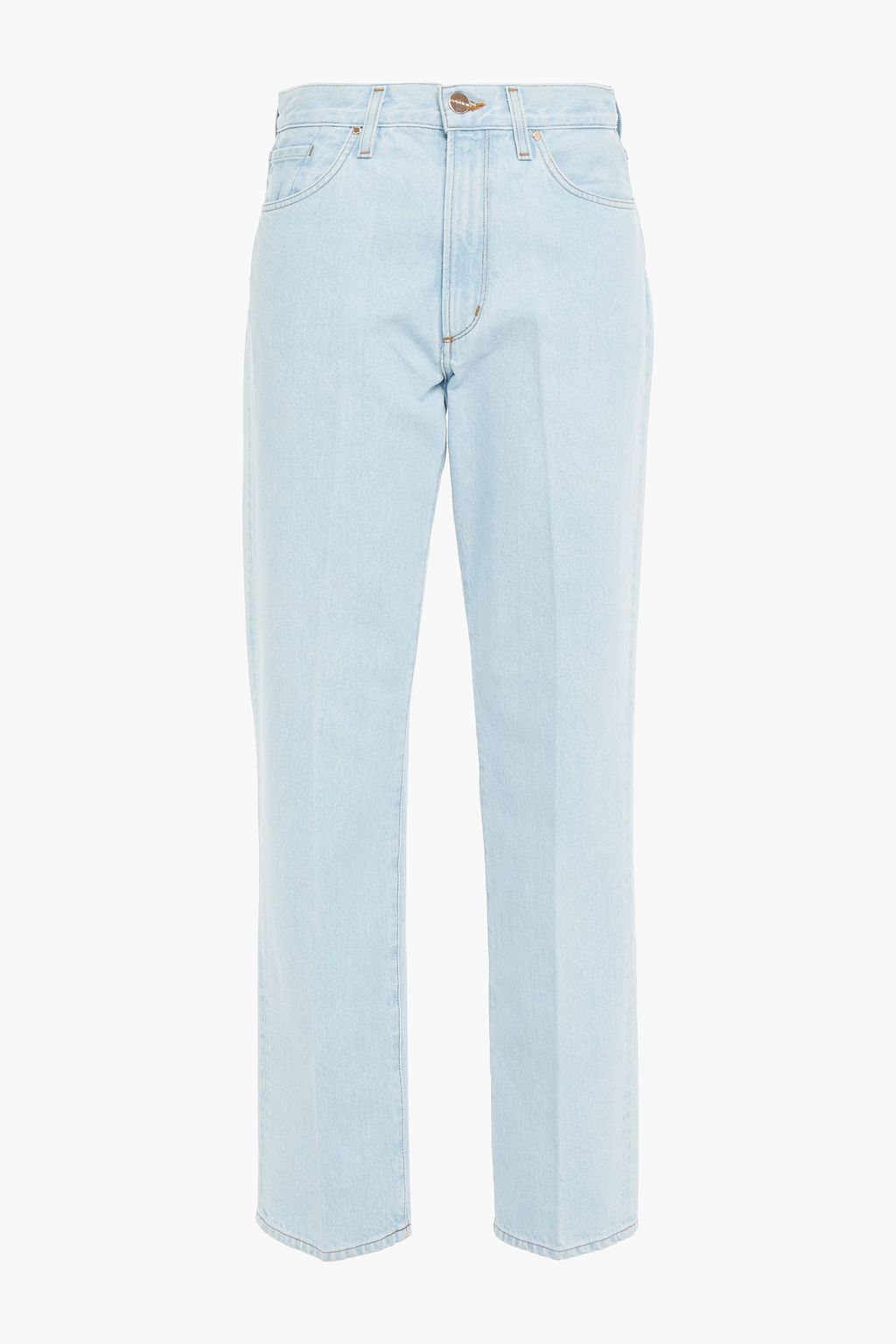 rise straight-leg jeans 