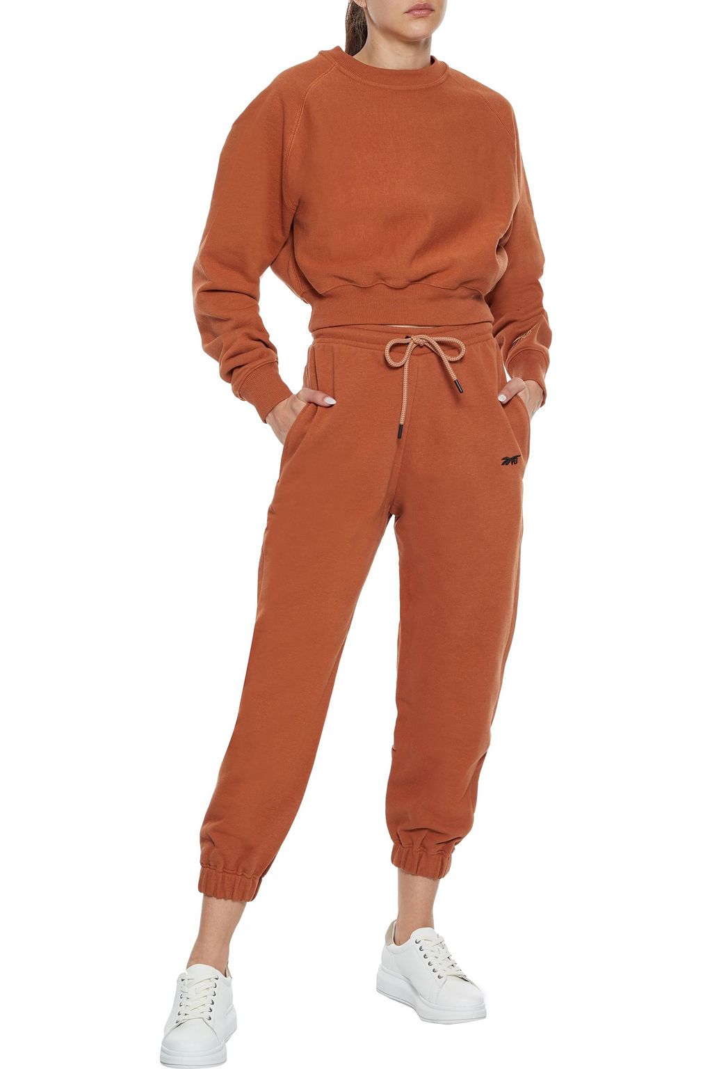 REEBOK X VICTORIA BECKHAM French cotton-terry track pants