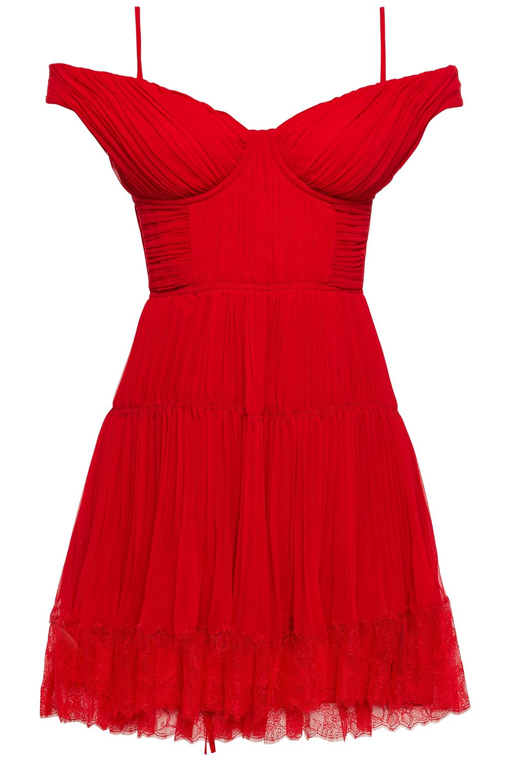 gathered shoulder dress