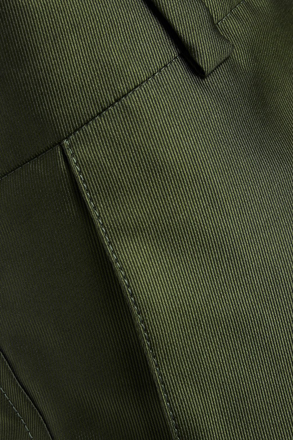 MARNI Satin-twill straight-leg pants