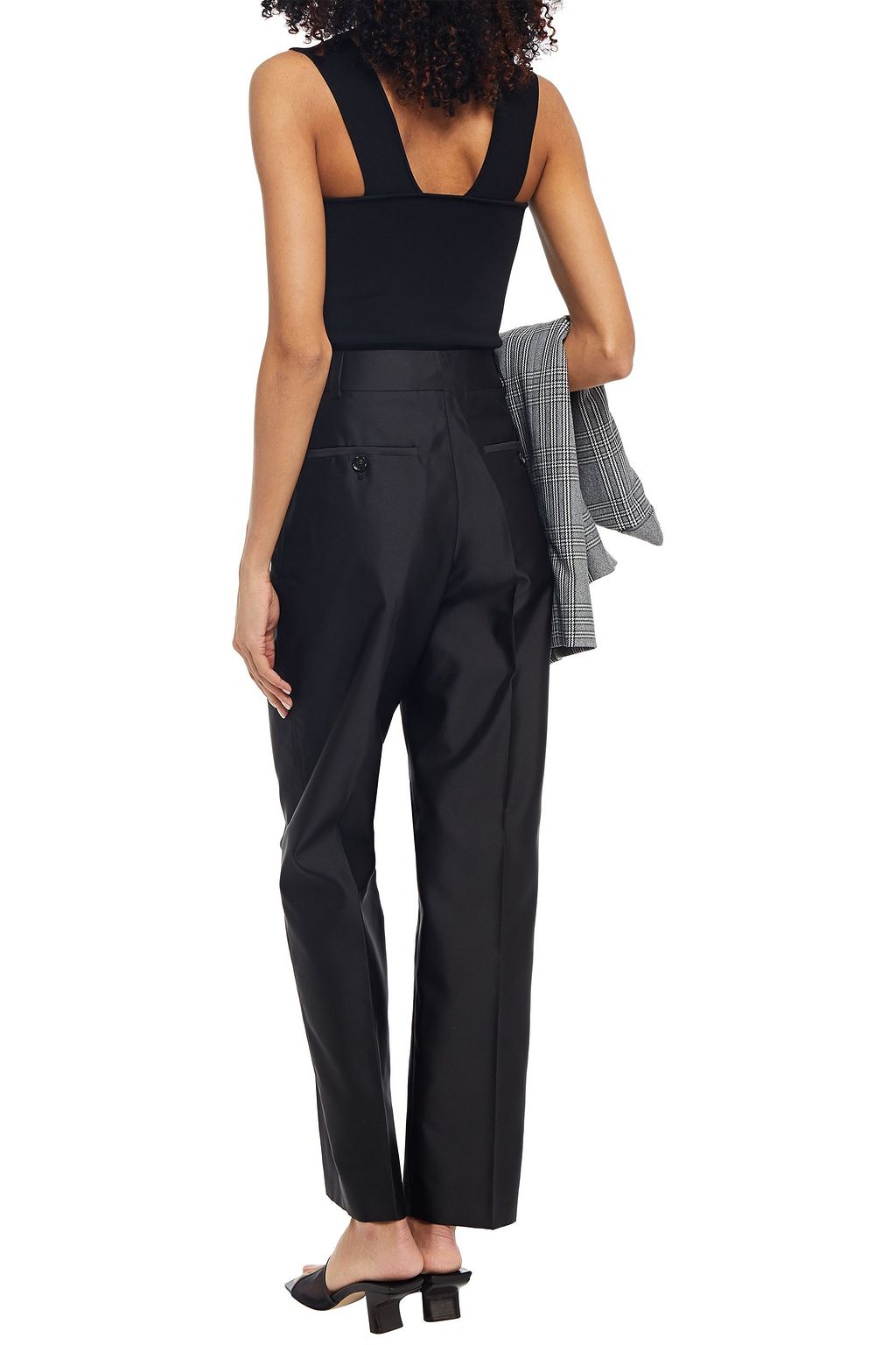 MARNI Hose mit geradem Bein aus glänzendem Twill