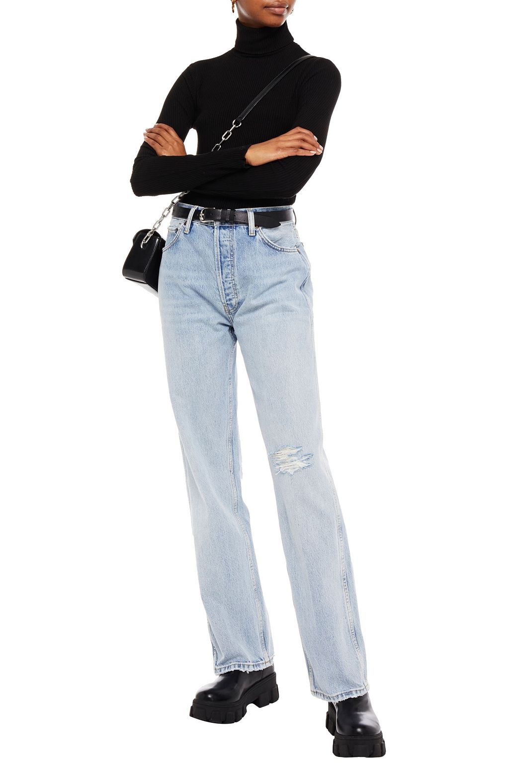 RE/DONE 90s high-rise straight-leg jeans