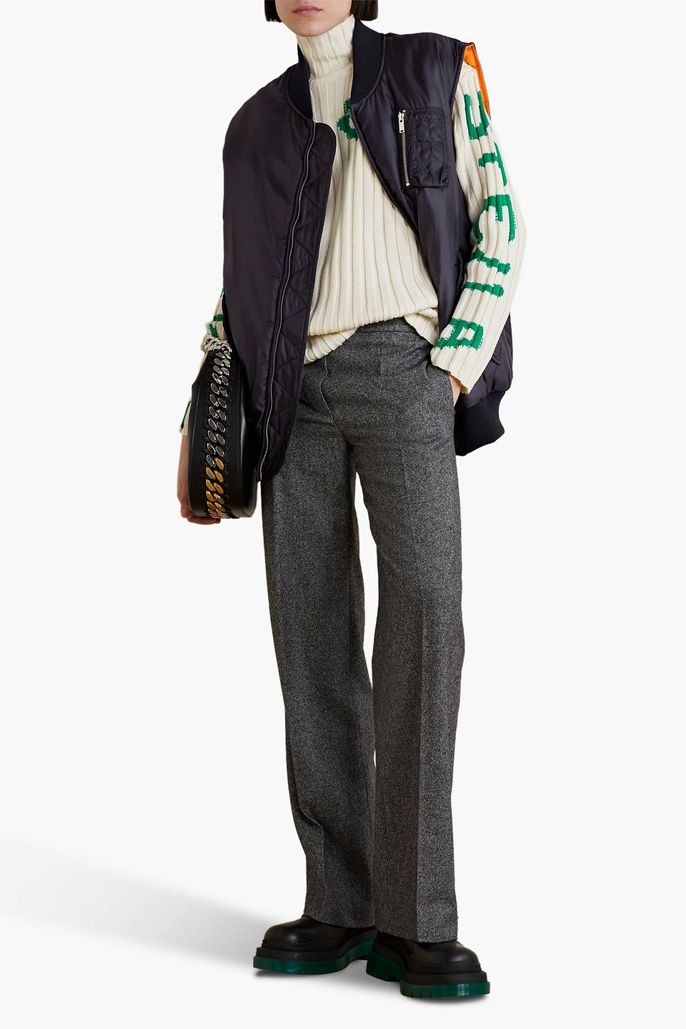  Stella Mccartney - Madora Oversized Shell Vest - Blue - It 36 