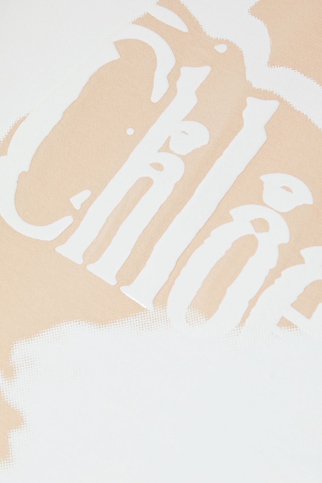 CHLOÉ Printed cotton-jersey T-shirt