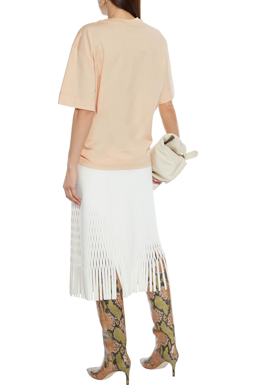 CHLOÉ Printed cotton-jersey T-shirt