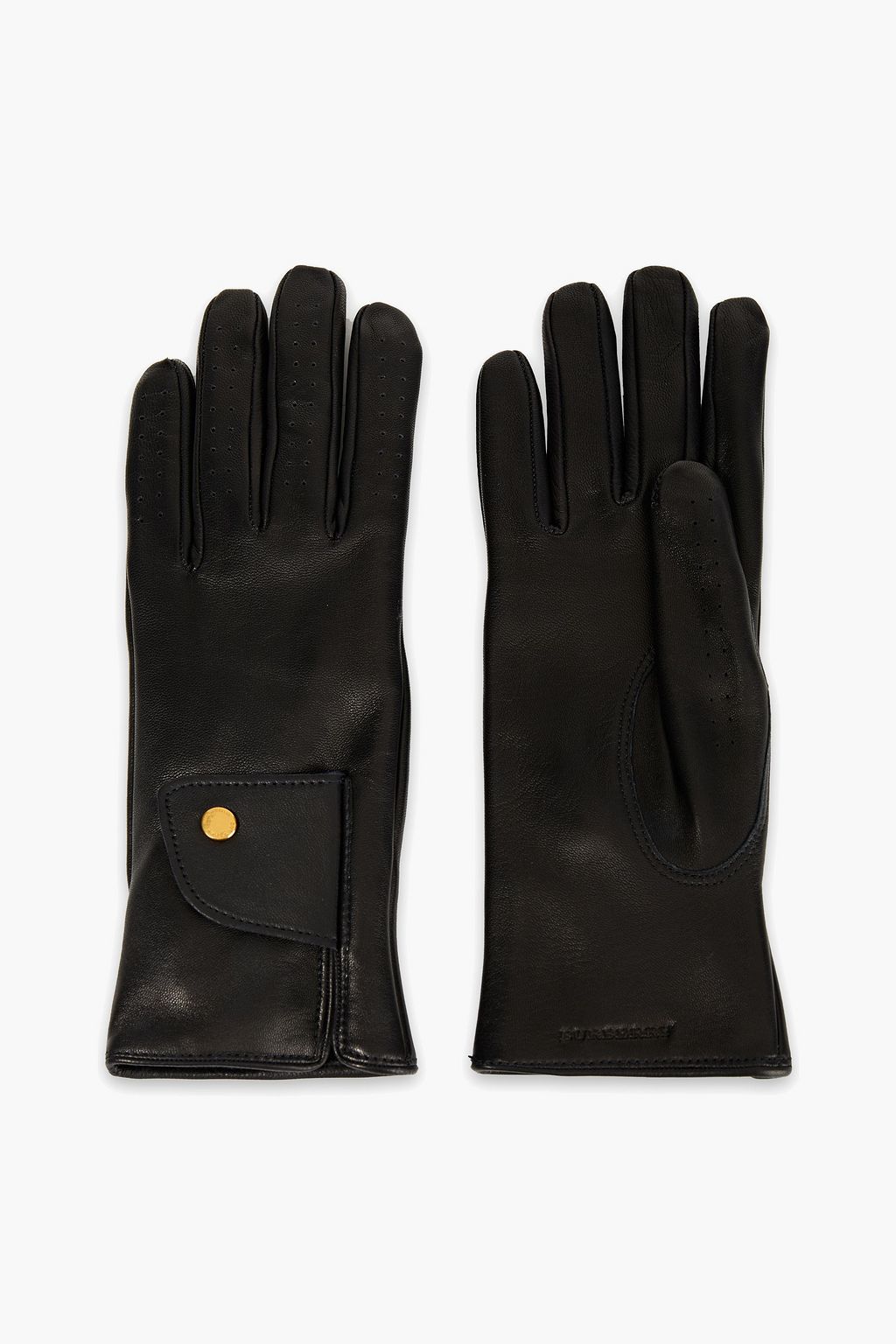 burberry leather gloves