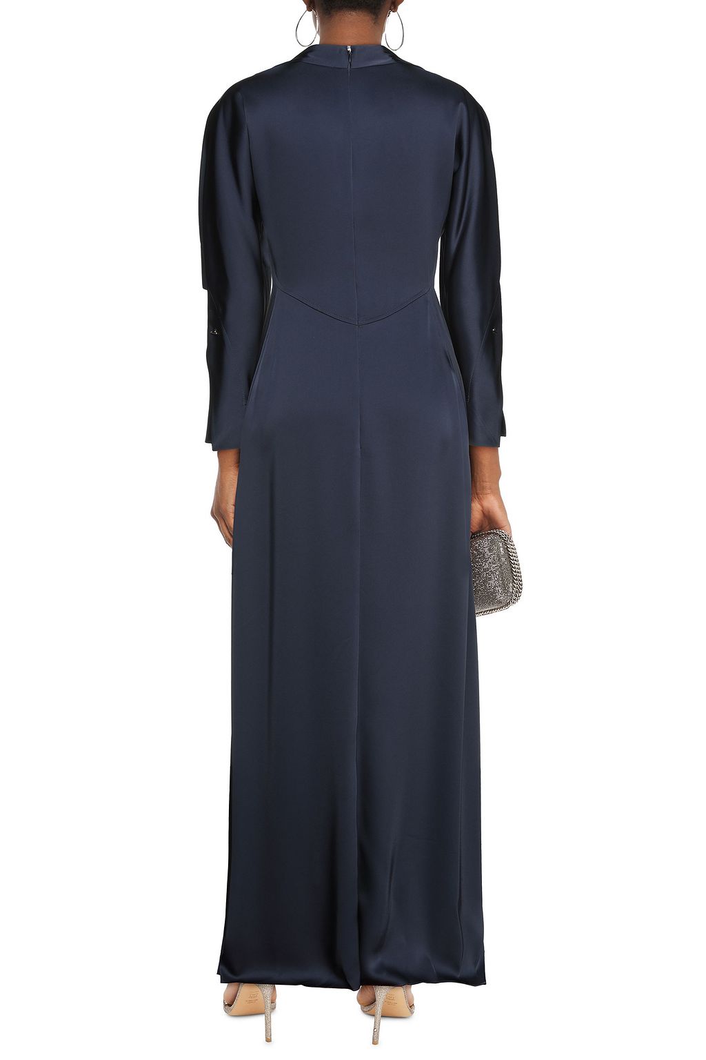 VICTORIA BECKHAM Draped satin gown