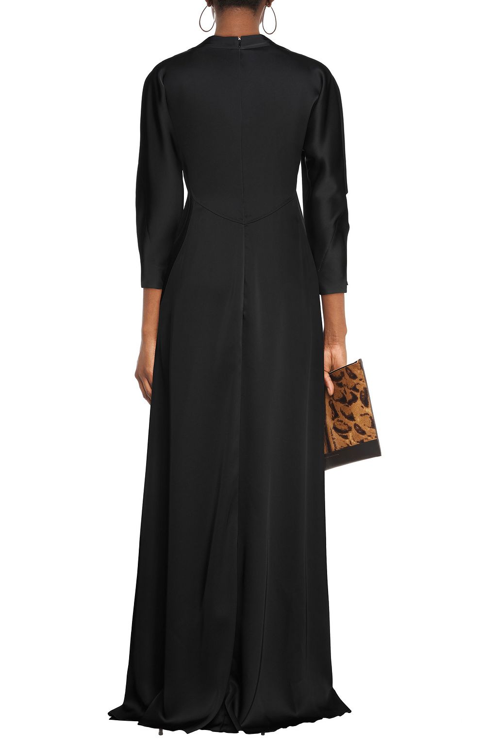 VICTORIA BECKHAM Embellished draped satin gown