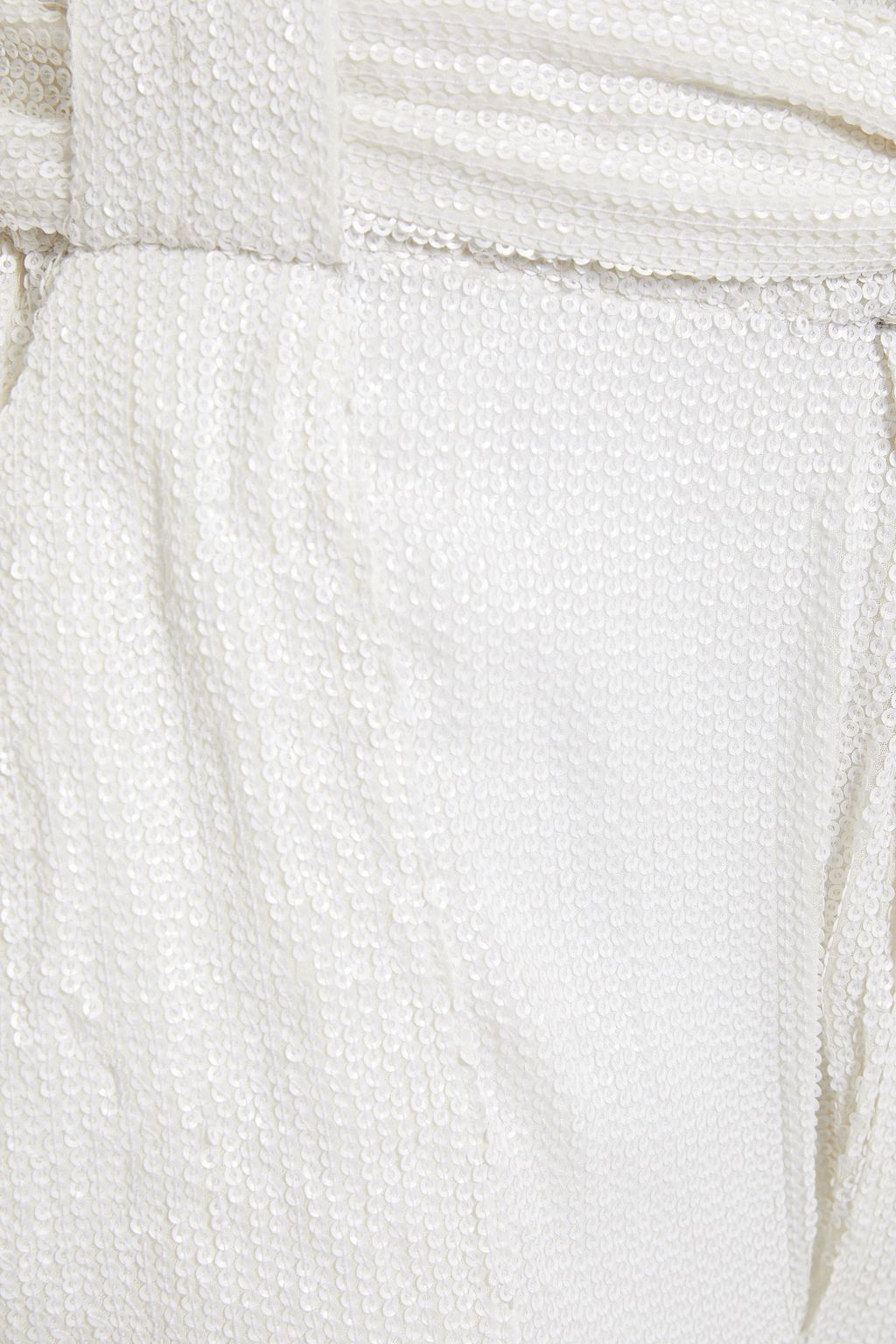 IRO Inaro belted sequined georgette shorts