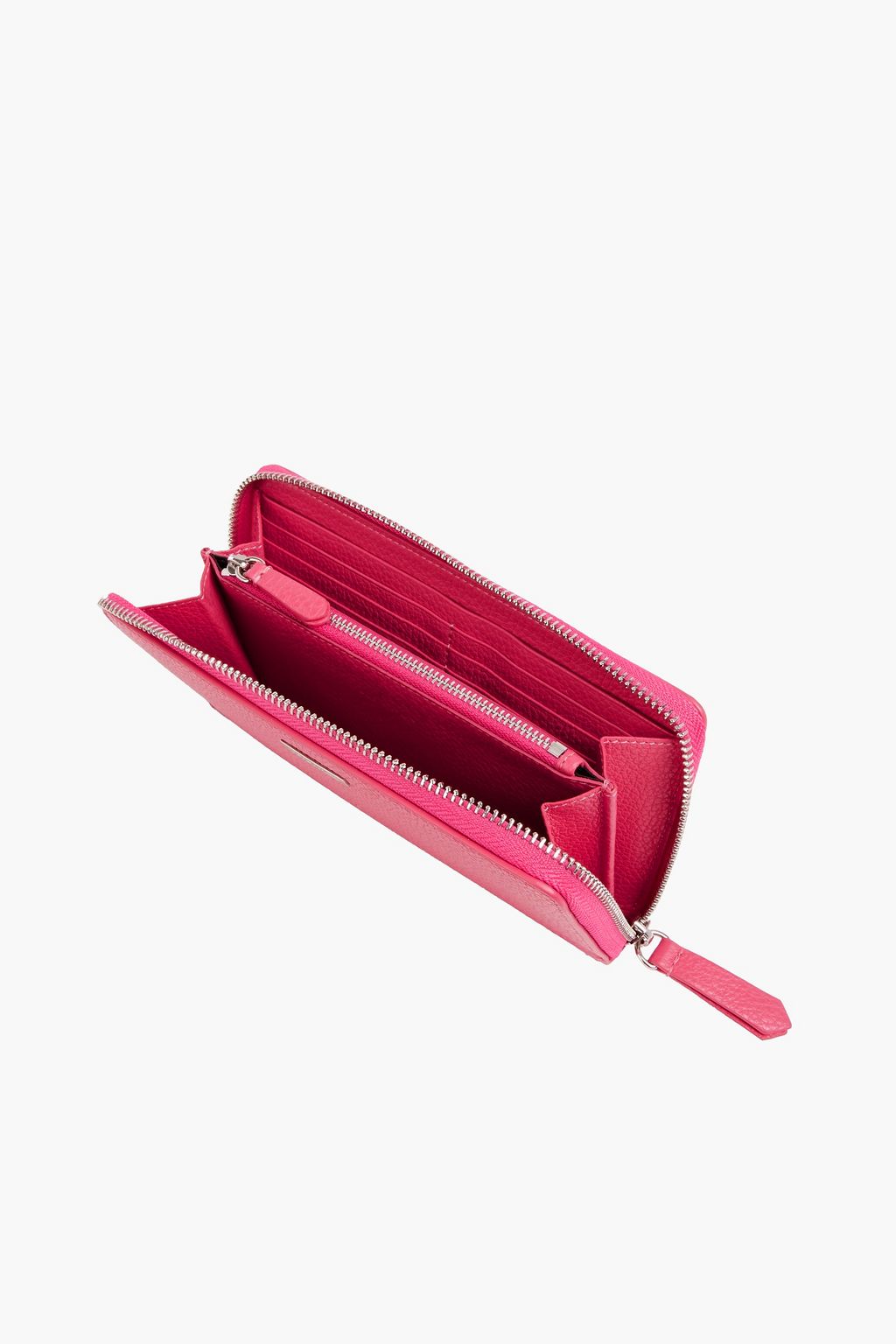 SERGIO ROSSI Pebbled-leather wallet