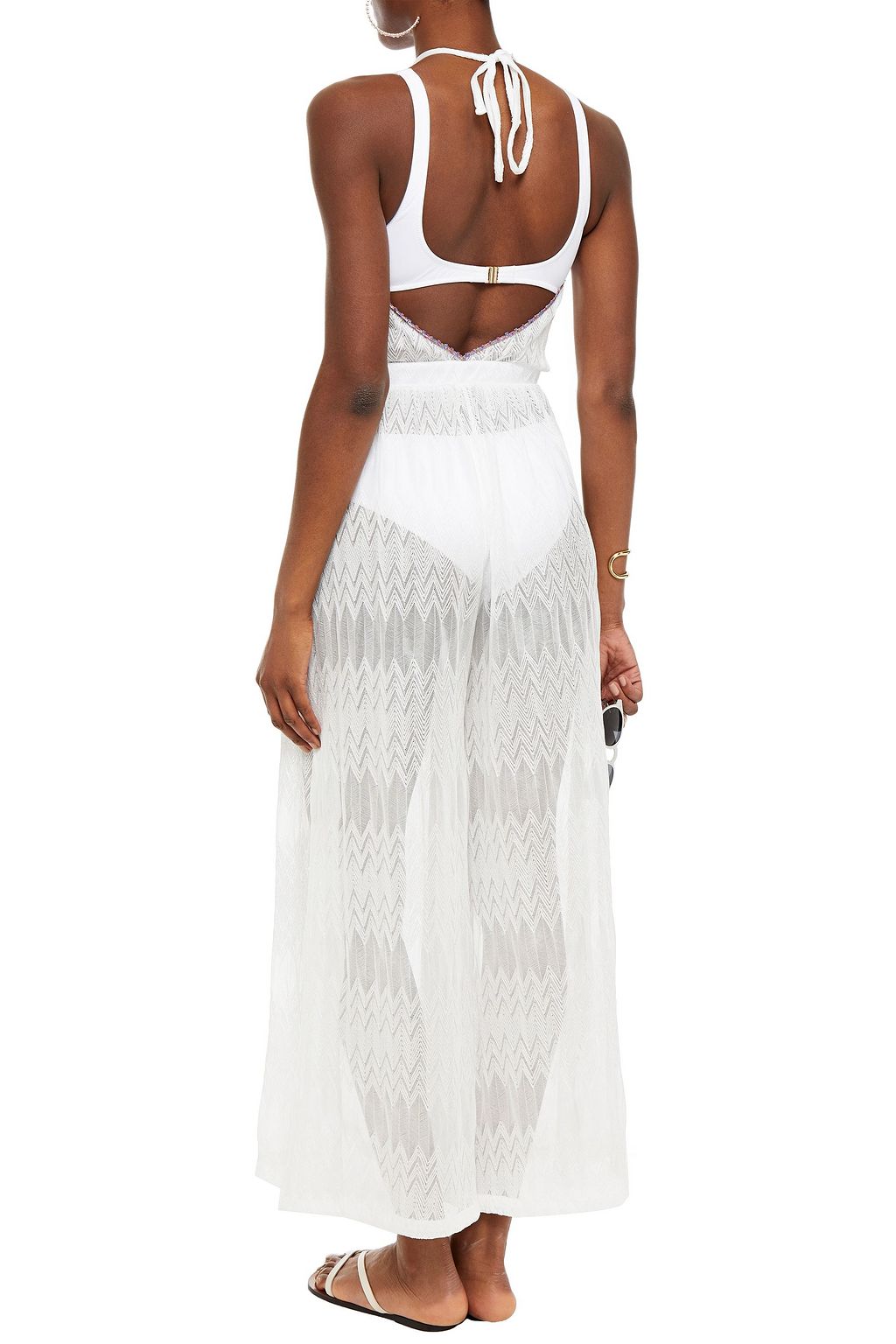 MISSONI MARE Mare crochet-knit halterneck jumpsuit