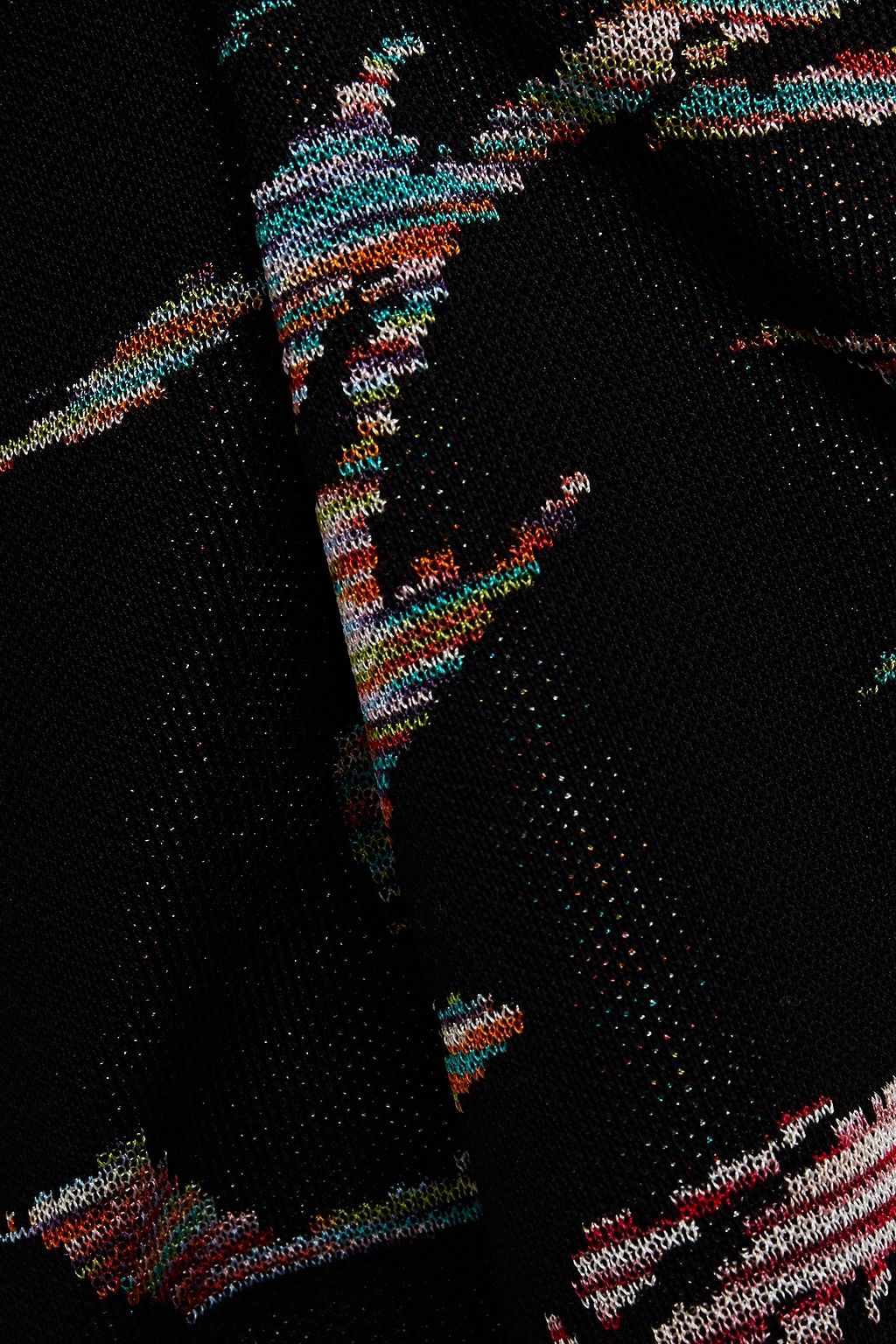 MISSONI Jacquard-knit cotton-blend mini dress