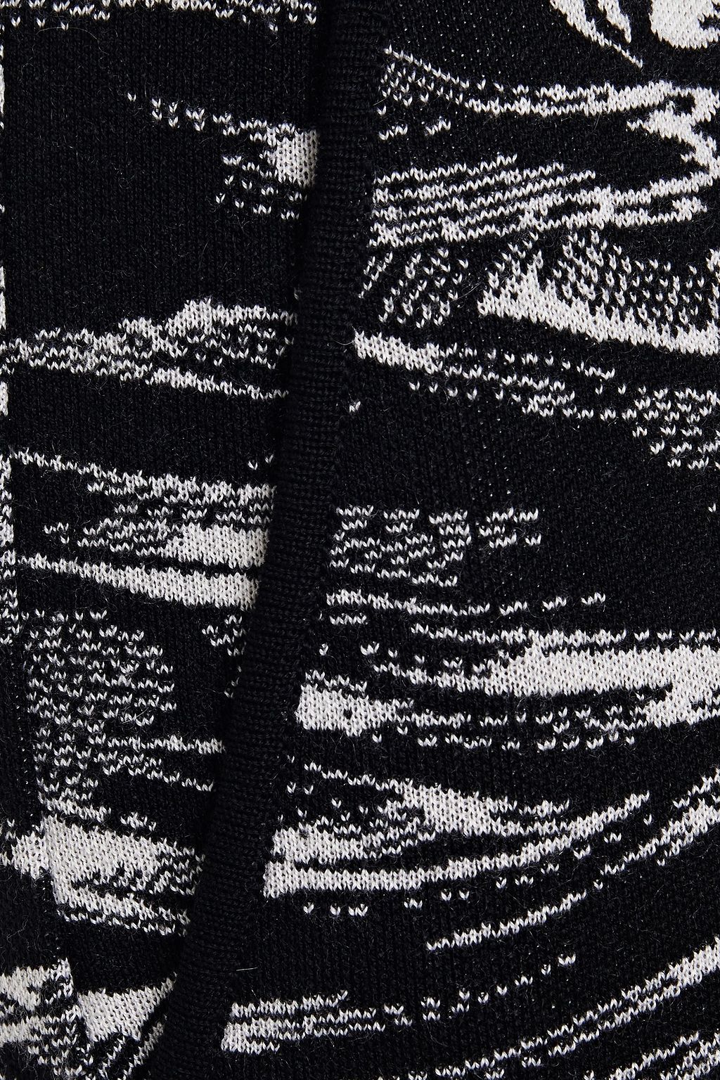 MISSONI Intarsia wool, cashmere and silk-blend tapered pants