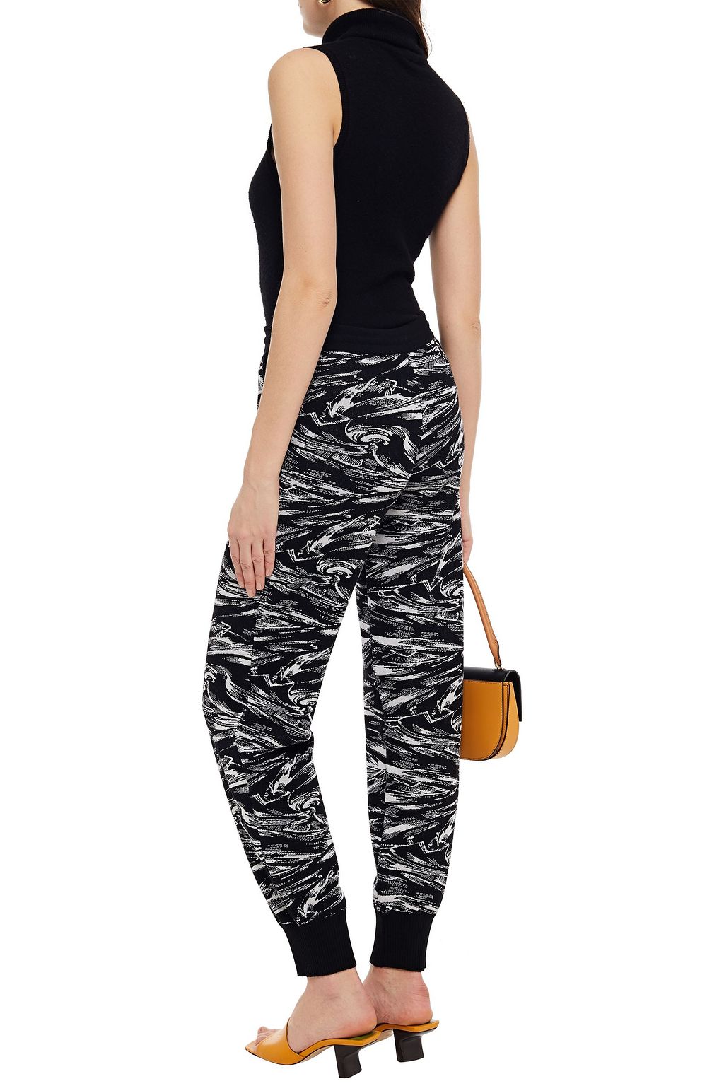 MISSONI Intarsia wool, cashmere and silk-blend tapered pants