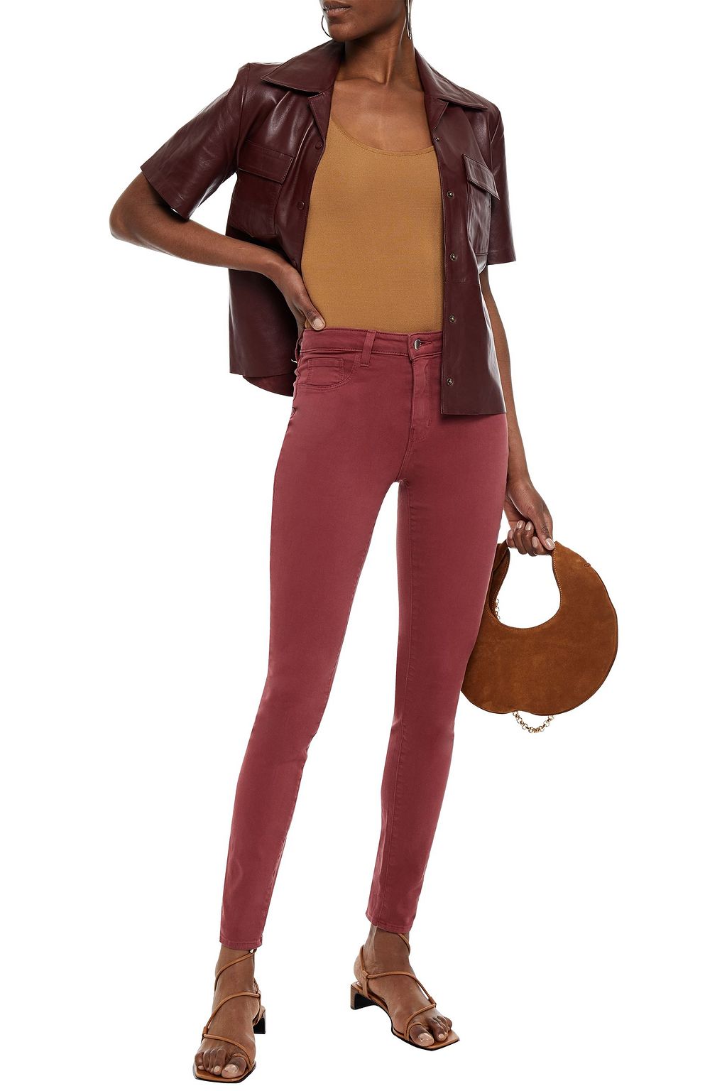 L'AGENCE Margeurite high-rise skinny jeans