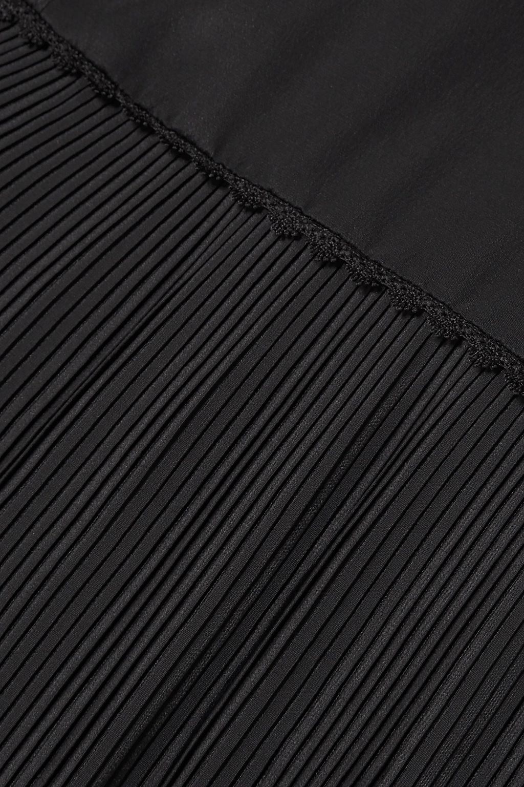 RABANNE Lace-trimmed crepe tunic
