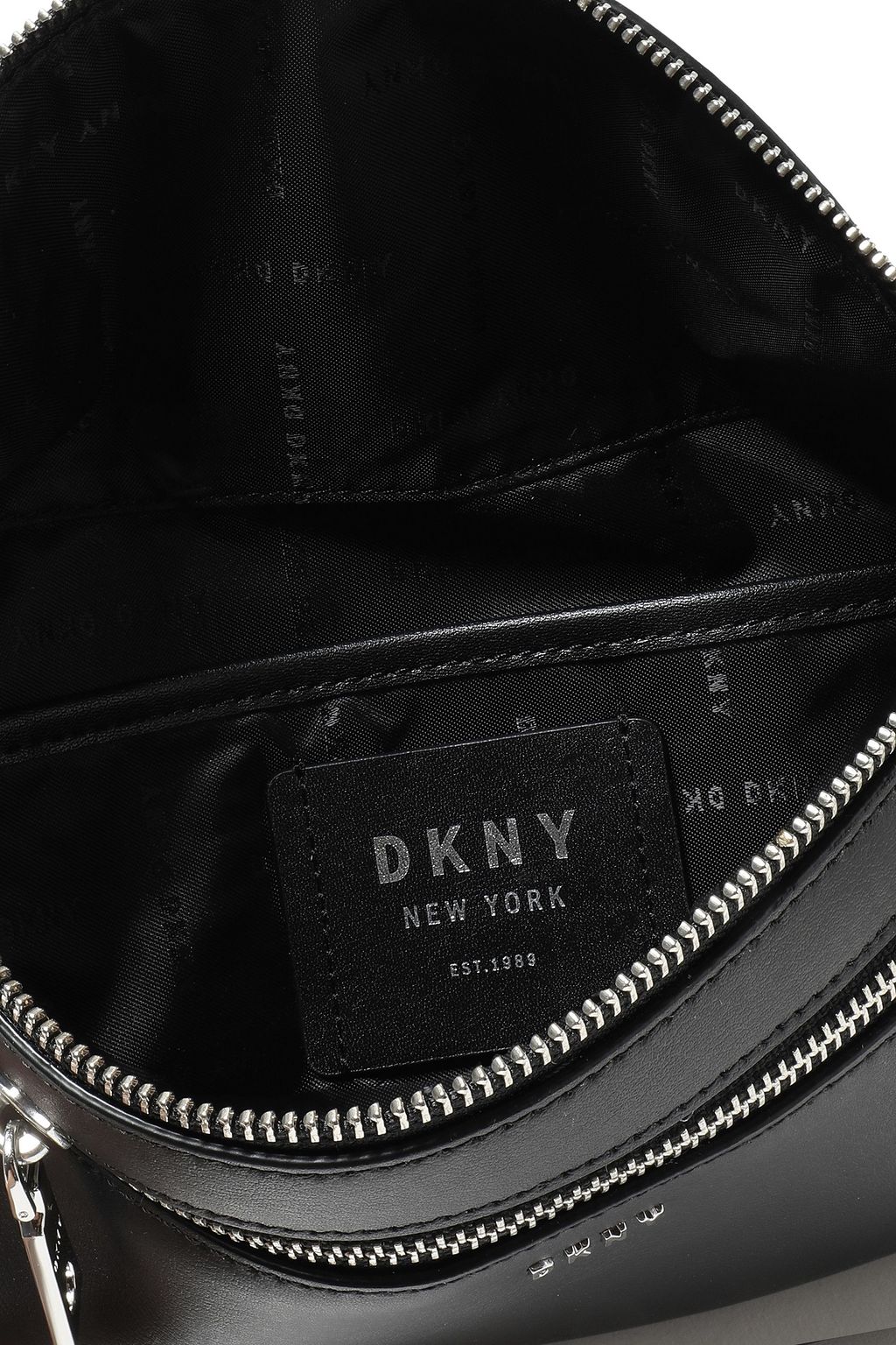 DKNY Bethune chain-trimmed leather belt bag