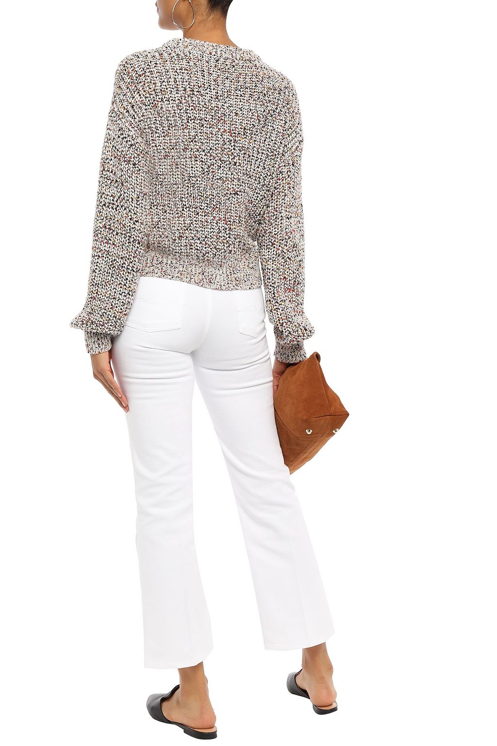 7 FOR ALL MANKIND Cropped high-rise kick-flare jeans