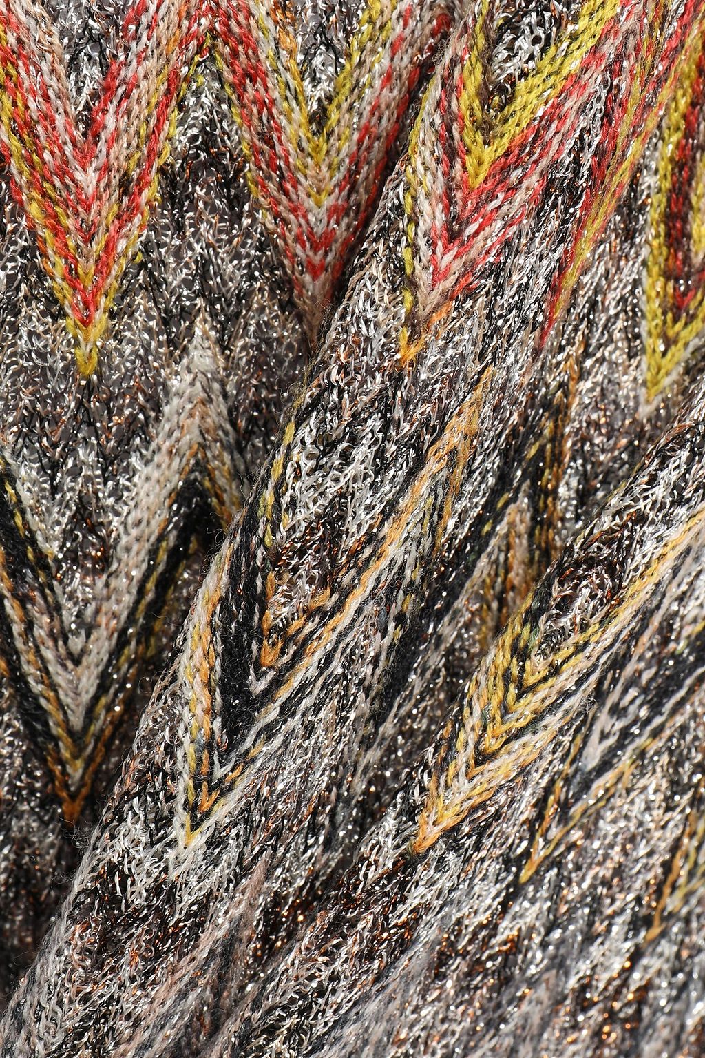 MISSONI Metallic crochet-knit maxi dress