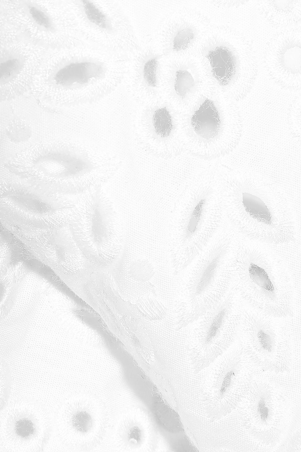 RED(V) Broderie anglaise cotton collar