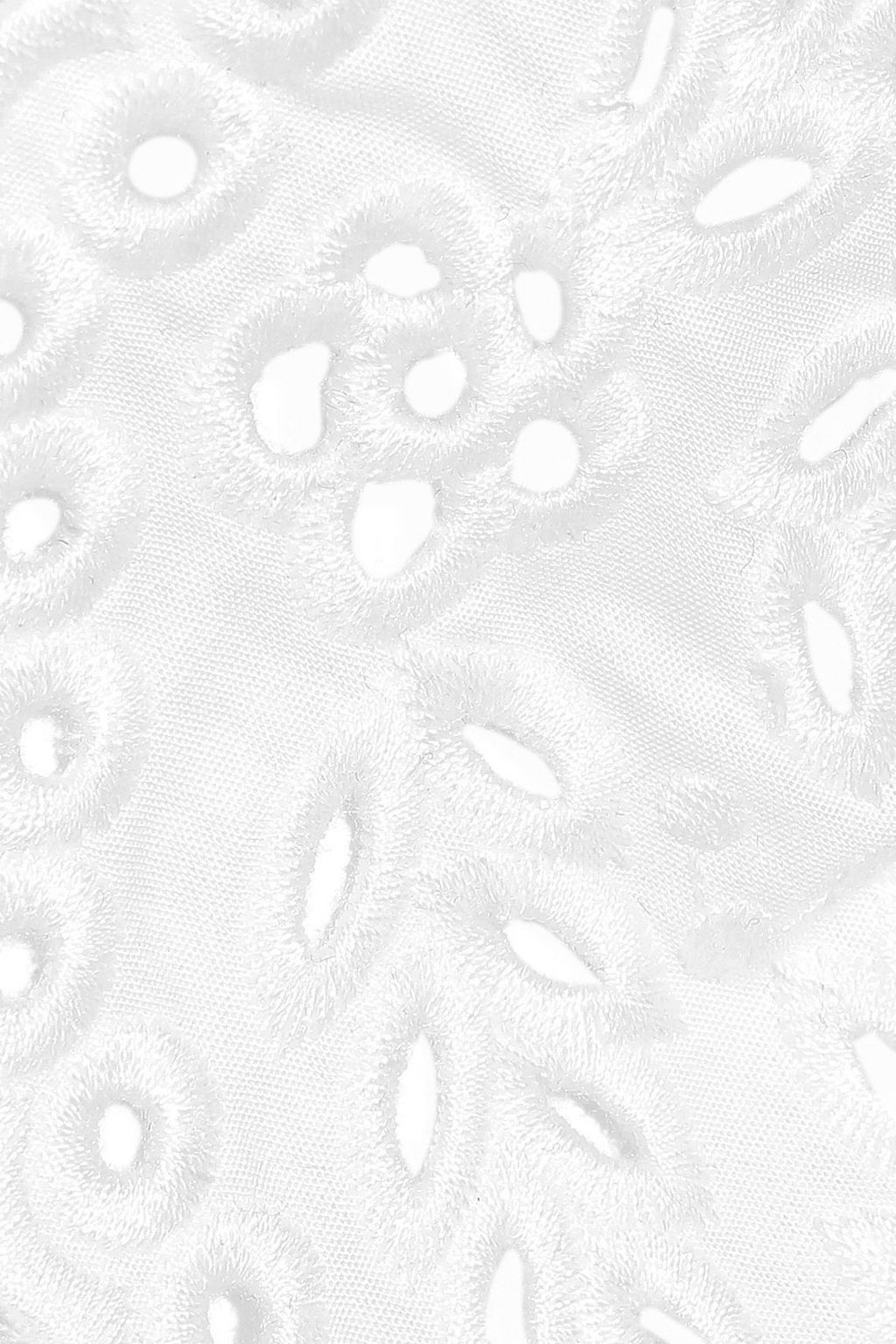 RED(V) Broderie anglaise cotton collar