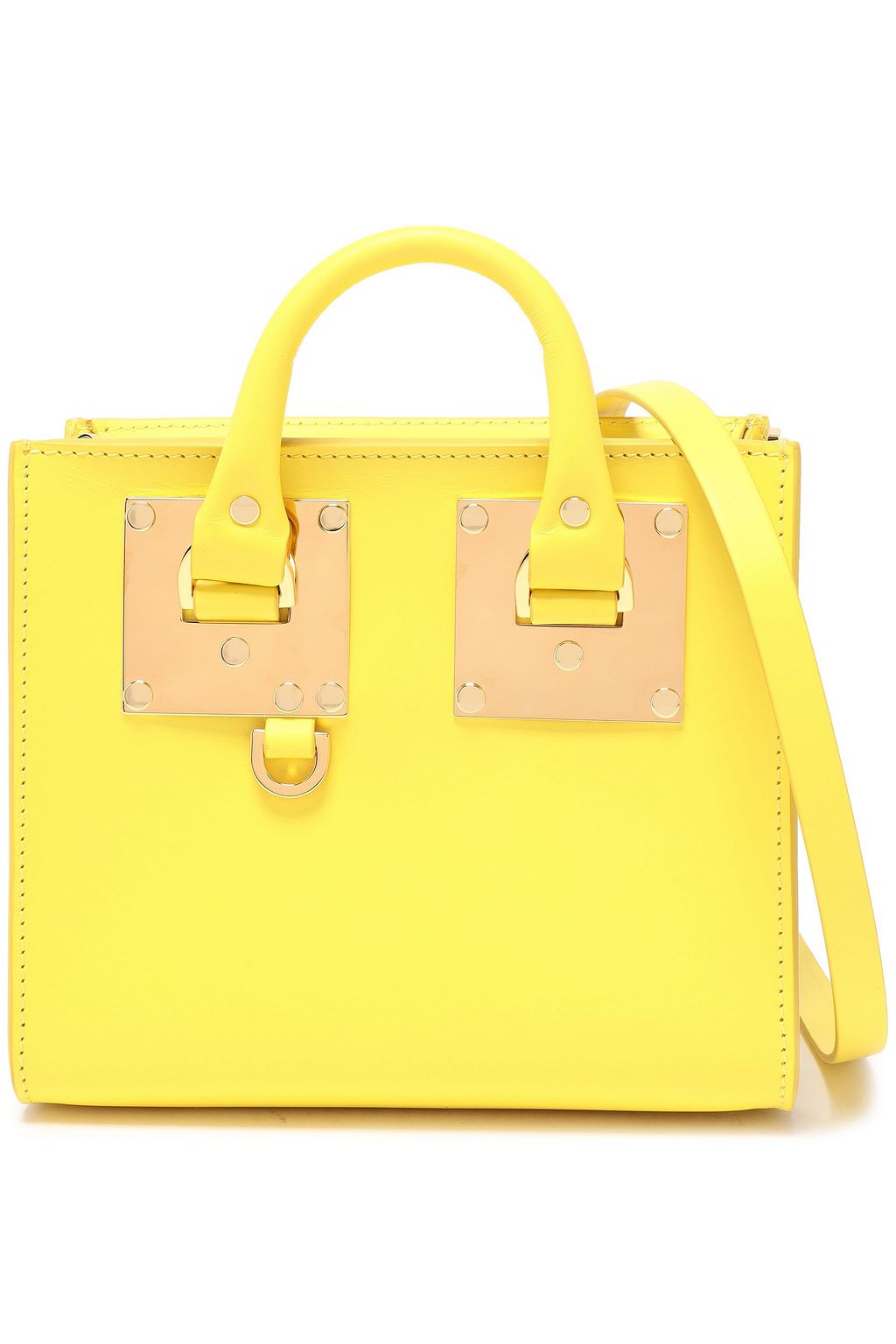 bright yellow handbag