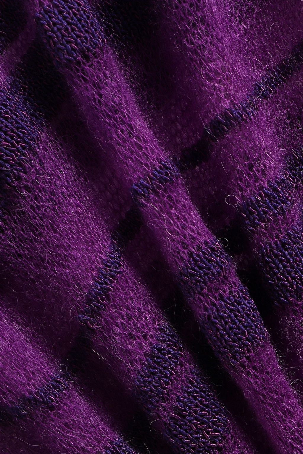 MISSONI Striped crochet-knit top