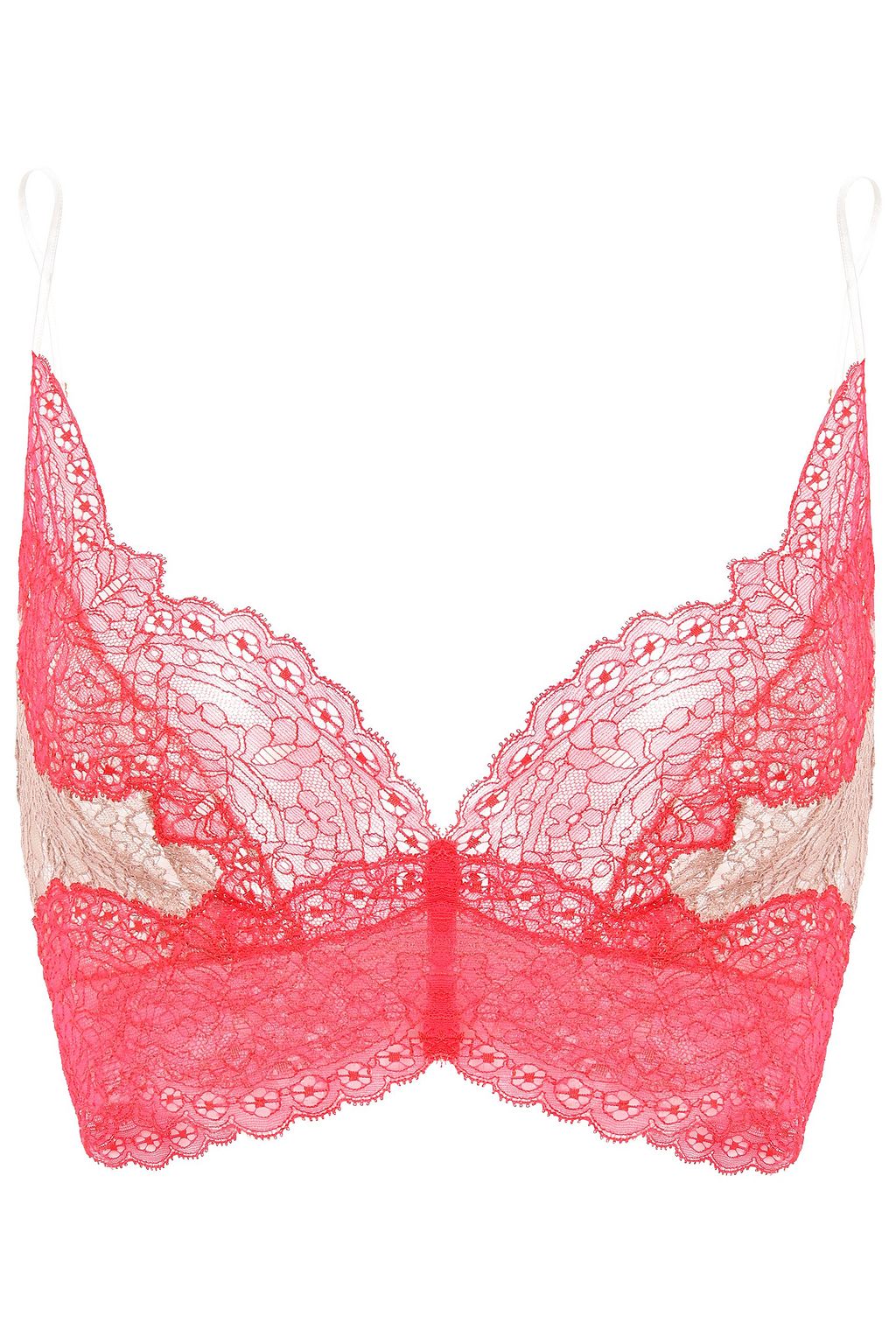 bright pink bralette