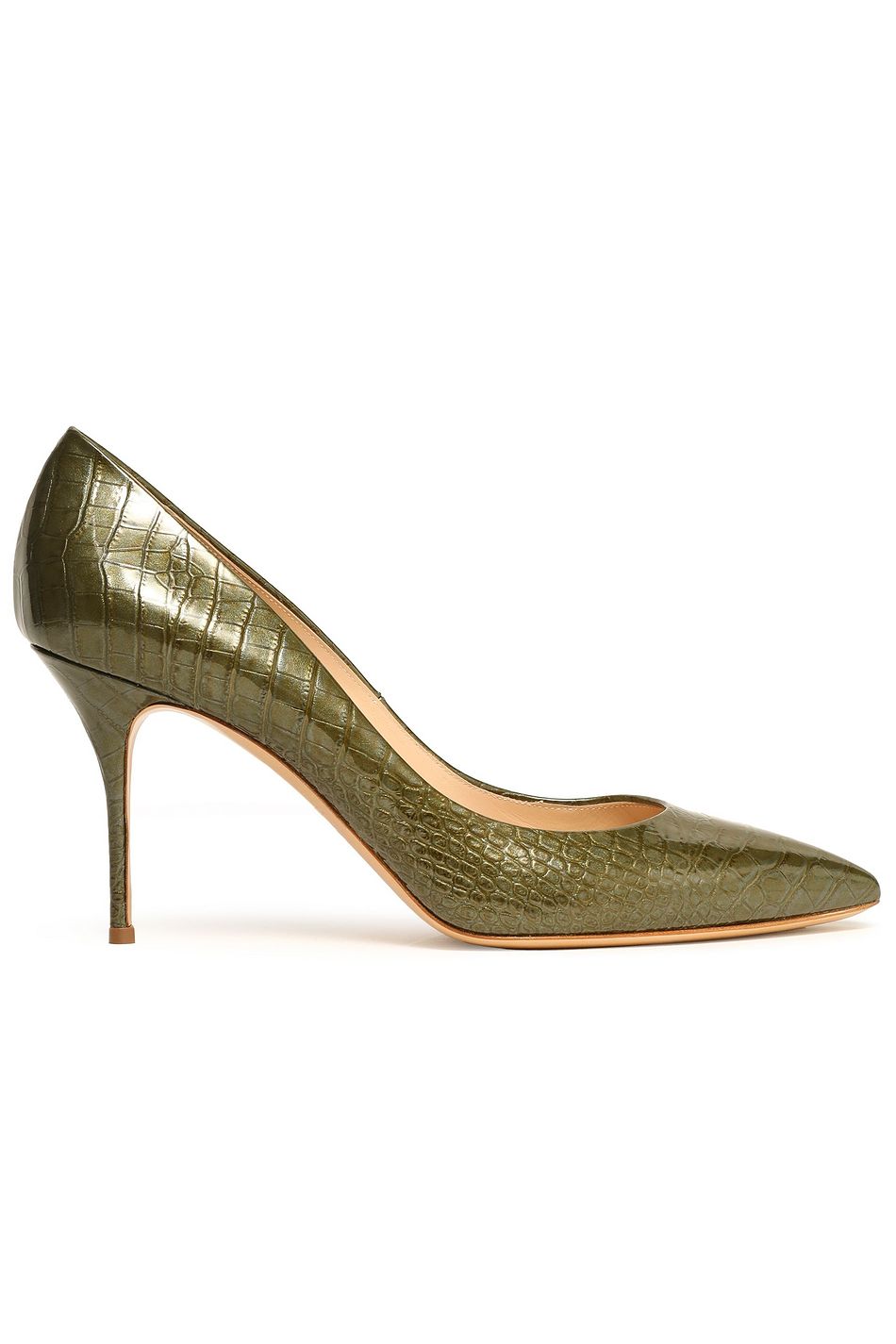 army green pumps
