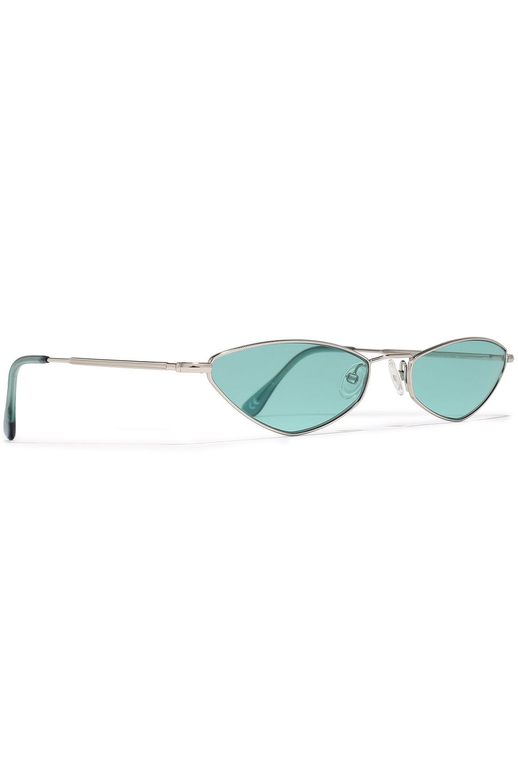 ANDY WOLF Eliza oval-frame metal sunglasses