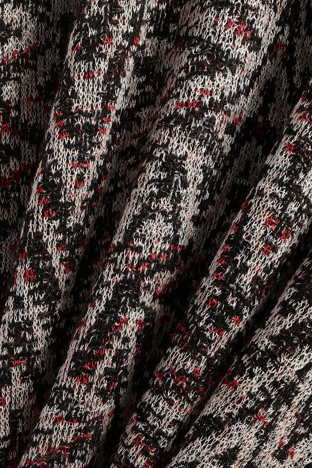 MISSONI Reversible jacquard-knit hooded coat