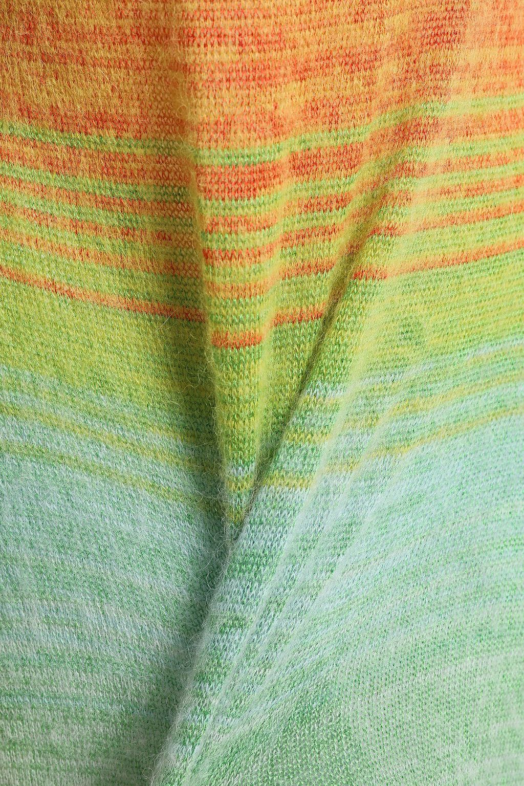 MISSONI Tie-neck dégradé knitted dress