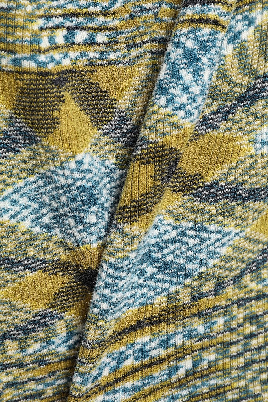 MISSONI Ribbed cashmere mini dress