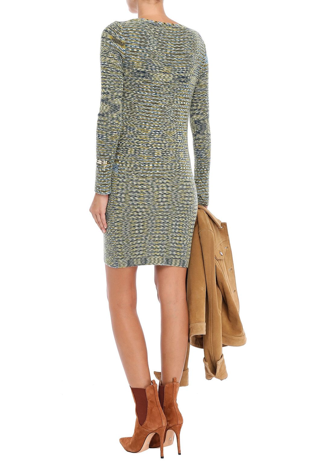 MISSONI Ribbed cashmere mini dress